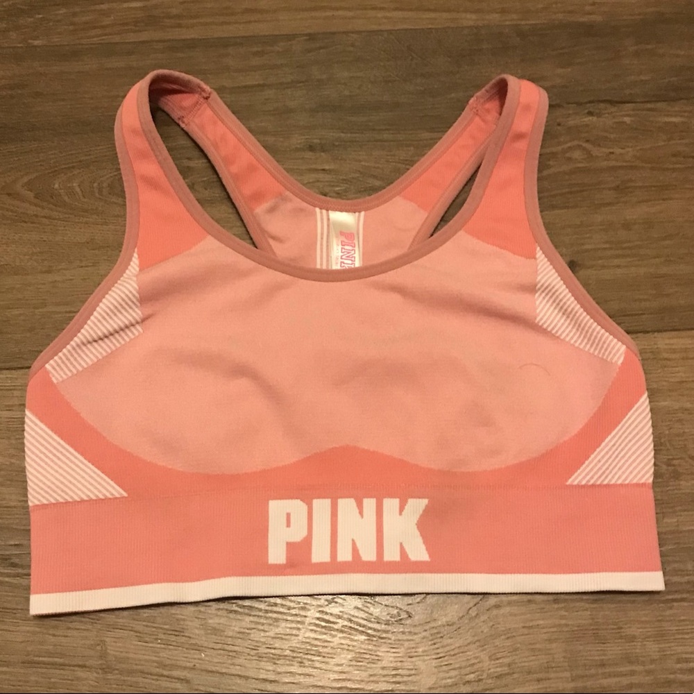 VS Pink Seamless Sports Bra